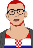 balkans croatia flag:croatia soyjak variant:mogjak // 1080x1589 // 351.9KB