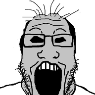 glasses grey hair npc open_mouth soyjak stubble variant:markiplier_soyjak // 600x800 // 24.2KB