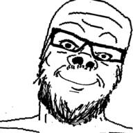 animated dance glasses happy smile soyjak stubble variant:a24_slowburn_soyjak // 1000x1000 // 2.1MB