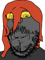 beard cigarette eyebrows glasses hair meta:namefags mustache randals_strongest_warrior_(user) smile smoking soot soyjak_party subvariant:mustached_gapejak teeth transparent_background variant:gapejak wig yellow_glasses // 600x800 // 25.3KB