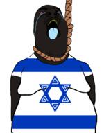 ack big_lips big_nose bloodshot_eyes blue_tongue boylover_symbol crying fat flag:israel hanging judaism kike map meta:tagme nigger pedophile pissrael red_sclera rope shitskin total_tranny_death troon variant:hydejak yellow_teeth // 961x1227 // 140.2KB