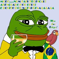 amphibian beak bird bowtie flag flag:brazil frog nas:pepe parrot pepe_the_frog portuguese_text smirk text toast tuxedo tuxedo_pepe wing // 1126x1126 // 576.4KB amphibian beak bird bowtie flag flag:brazil frog nas:pepe parrot pepe_the_frog portuguese_text smirk text toast tuxedo tuxedo_pepe wing // 1126x1126 // 576.4KB