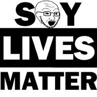 black_and_white black_lives_matter english_text eyes glasses open_mouth stubble text variant:soyak // 800x800 // 18.5KB