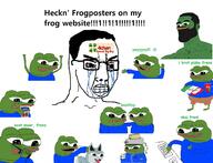 4chan apu bloodshot_eyes clenched_teeth closed_mouth crying frog gigachad glasses green_skin hair soyjak text variant:chudjak // 1994x1522 // 867.3KB
