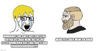 angry artist:conservativewaluigi beard blond bloodshot_eyes chad crying glasses haha_go_brrr imgflip.com nas:nordic_chad nas:yes_chad nate nordic_chad normgroid normie normie_slop open_mouth red_eyes soyjak soyteen tear variant:soyak yellow_hair // 958x500 // 69.4KB
