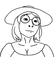 clothes female glasses hair hat looking_to_the_right meta:template remastered smile subvariant:female_cobson template variant:cobson woman // 1074x1084 // 55.4KB