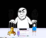 dem cobsontalks darkness evil gold_(user) subvariant:cobsonTALKS variant:chudjak variant:cobson variant:gapejak variant:markiplier_soyjak variant:unknown // 1500x1250 // 189.3KB