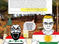 bald battle beard crying flag:iraq flag:kurdistan glasses hair iraqi kurd kurdish kurdistan red_eyes text tid tiktok total_iraqi_death variant:chudjak variant:markiplier_soyjak wordswordswords // 1440x1080 // 853.9KB