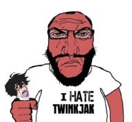 angry beard closed_mouth fist i_hate punisher_face red_skin subvariant:science_lover twink twinkjak variant:markiplier_soyjak // 1017x935 // 421.5KB