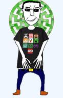 aryan autism autistic belt_buckle creeper minecraft minecraft_creeper minecraft_shirt obsessed_comments_below_me shades smile sonnenrad subvariant:pol_face variant:chudjak video_game // 705x1100 // 341.1KB