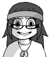 agni_face closed_mouth clothes glasses hair variant:soytan // 549x605 // 28.8KB