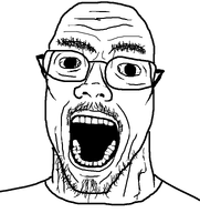 glasses looking_at_you soyjak stubble teeth teeth_showing traced transparent_background variant:bernd_impersonator vein wrinkles // 725x770 // 28.8KB