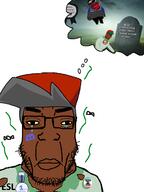 2022 2024 beard brown_skin crying discord esl fnf_pedo glasses jartycuck map_(pedophile) pedophile subvariant:jartycuck thought_bubble variant:chudjak variant:markiplier_soyjak yellow_sclera // 900x1200 // 217.2KB