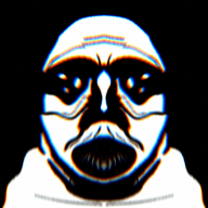 animated black_background closed_mouth dark deformed glasses irl lips mirrored moshed mustache oh_my_god_she_is_so_attractive ominous soyjak stubble variant:feraljak // 640x640 // 10.1MB