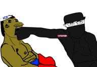 Warrior-Z(user) Zionist-Y_(Namefag) black_skin israel jewish_nose soyjak variant:chudjak variant:soyak // 510x356 // 61.1KB