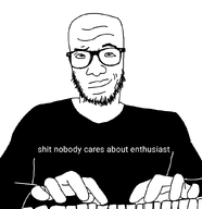black_shirt shit_nobody_cares_about shitnobodycaresabout smug snca typing variant:sagecel // 819x844 // 45.1KB