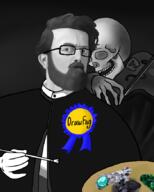 beard coal drawfag drawing gem gemerald painting skull variant:chudjak // 702x876 // 358.2KB