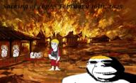 2025 5soyjaks ack averi blood february february_15 fire furry hair music nate soyjak soyjak_party stubble that_one_fucking_picture_of_nate_being_a_smug_little_bastard variant:bernd variant:cobson variant:soyak video yellow_hair // 800x488 // 845.6KB
