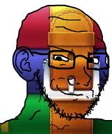beard ear glasses meta:not_oc smile smug soyjak transparent_background variant:soyak winrar // 632x756 // 454.4KB
