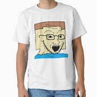 block_head open_mouth redbubble steve_(minecraft) t-shirt variant:soyak // 225x225 // 6.0KB