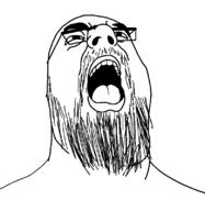 bald glasses open_mouth stubble teeth template tongue variant:hydejak // 778x800 // 42.4KB