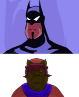 2soyjaks artist:romanian_schizo batman_(series) black_skin brown_skin cartoon closed_mouth goatee jimbo_(namefag) jimbo_(user) meta:namefags niko_(oneshot) oneshot scarf shitskin subvariant:mexiaryan variant:alicia variant:meximutt vivo_endive warrior-z_(user) yellow_sclera // 439x532 // 67.2KB