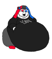 soy arm black_shirt fat female foot glasses hair hand heterochromia leg looking_diagonally looking_down looking_to_the_right merge nas:soysuba nintendo nintendo_switch nose obese oh_my_god_she_is_so_attractive open_mouth stubble teeth text variant:fatpony variant:soysuba video_game white_background white_skin woman // 1166x1330 // 70.3KB