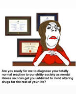 angry brown brown_hair doctor female lipstick meds mother science soyjak variant:gapejak // 828x1026 // 149.7KB