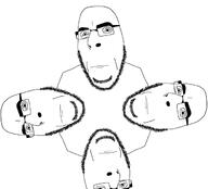 4soyjaks balding closed_mouth disappointed glasses nose stubble variant:cobson // 661x600 // 85.2KB