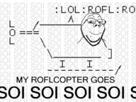 ascii closed_mouth glasses helicopter rofl roflcopter smile soyjak stubble text variant:impish // 800x600 // 40.8KB