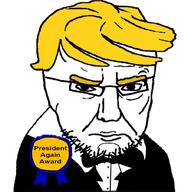 award blond clothes donald_trump glasses suit trvthnvke variant:chudjak // 883x900 // 88.9KB