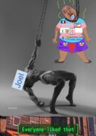 ack blood blue_hair brown_skin crying fallout fallout_4 fat flag:mexico flag:minor_attracted_person flag:nazi_germany flag:transgender_pride_flag frankenpenis gigachad glasses gore hair hairy hanging joel_(user) lipstick makeup map map_(pedophile) meme mexico mustache namefag_drama nazism pedophile pink_skin purple_hair red_eyes rope satoko satoko_houjou(namefag) shadow skirt speech_bubble stinky stubble subvariant:muscular_chud suicide swastika tranny transgender_flag transparent underpants variant:bernd variant:chudjak yellow_teeth // 680x967 // 684.5KB