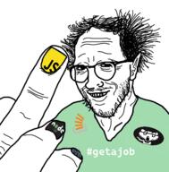 2soyjaks clothes ear electron_(programming) github glasses hair hand javascript middle_finger nodejs open_mouth programming smile soyjak stackoverflow stubble text thunderf00t variant:catjak variant:thunderf00t // 529x538 // 109.9KB