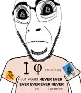 crying_wojak dualism emoticon greek_text i_would_never philosopher philosophy rene_descartes soyjak subvariant:hornyson the_thinker thinking variant:cobson // 889x1017 // 758.9KB