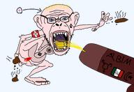 animal anti_nazi armband bbc black_lives_matter black_skin blond blood blue_eyes celtic_cross communism dick dilation eyes_like_the_o-o-cean flag:mexico hammer_and_sickle islam moon nazism neovagina nigger open_mouth pissing poop queen_of_spades small_brain stubble swastika throw throwing_shit transgender_symbol trend:aryan variant:monkeyjak wrinkles // 1950x1343 // 183.8KB