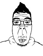 asia asiamutt asian beard black_sclera buck_teeth hair mustache narrow_eyes subvariant:asiamutt template variant:markiplier_soyjak // 598x783 // 15.3KB