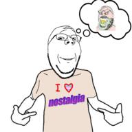 baby babyjak caca glass pointing soyjak stubble subvariant:wholesome_soyjak thinking transgender_flag transheart variant:gapejak wholesome // 2048x2048 // 1.3MB