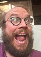 beard glasses irl matt_christman meta:variant_origin open_mouth series:irl_soyjaks soyboy variant:christmanjak // 624x867 // 138.4KB