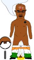 angry bbc bloodshot_eyes brown_skin bug chud closed_mouth clothes country flag flag:india fly full_body glasses hindi hinduslop india indian magnifying_glass mustache naked nsfw penis piss poop slopjak small_penis spade speech_bubble speech_bubble_empty subvariant:chudjak_front subvariant:obsessedchud variant:chudjak // 1092x1911 // 209.0KB