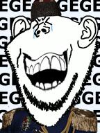 GEEEEEEEEEEEEEEEEEEEEEEG crying enver_pasha geg gegerald impish_victory kalpak kek laughing mouth_open stubble teeth transparent_background tvrkaryan tvrkicwvrriorforyuo tvrkicwvrriorforyuo_(nameroach) variant:impish_soyak_ears // 598x800 // 321.9KB