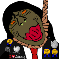 admin admin_6 anti_aliased award big_lips black_hair black_skin brown_eyes brown_skin clothes cobblestone cobblestone_(user) crack cutebooru_(user) dark_skin female girl glasses hanging i_trans_heart meta:namefags mucus necktie pigtails red_lips red_tie soyjak_wiki subvariant:gapejak_female suit tan_skin transheart transparent_background trend:slopjak twintails undistorted variant:bernd variant:gapejak // 767x759 // 69.7KB