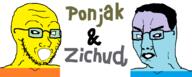 Doomguy chud doom doom2 doom_2 doom_ii doomgal doomgoy duo pon_and_zi pon_zi ponzi sharty soybooru soyjak soyjak_party variant:chudjak // 2000x800 // 45.7KB