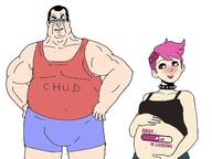 autism enbie non-binary pink_hair pregnant tranny variant:chudjak variant:gigachud // 640x479 // 50.6KB