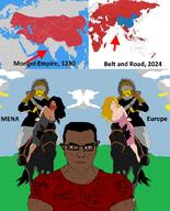 belt_and_road india mongol_empire mongolia silk_road subvariant:muscular_chud variant:chudjak // 845x1049 // 143.7KB