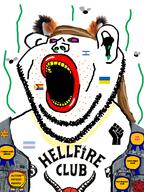 adhd award black_lives_matter d12 d20 d4 dice dungeons_and_dragons ear faggot flag flag:israel flag:progress_pride_flag_intersex flag:transgender_pride_flag flag:ukraine furry israel star_of_david stink_lines teeth text ukraine variant:impish_soyak_ears wigger yellow_teeth // 5400x7200 // 9.1MB