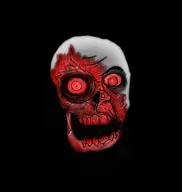 black_background blood bloodshot_eyes dark head meta:tagme no_glasses open_mouth skull teeth variant:feraljak zombie // 2702x2843 // 772.8KB