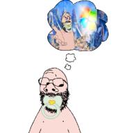 babyjak beard binky black_eyes caca cacaborea glasses hyperborea multiple_soyjaks nipple op_is_a_retarded_lazy_faggot_for_not_tagging_his_own_shit pink_skin stubble thinking thought_bubble variant:chudjak variant:gapejak variant:impish_soyak_ears windows wrinkles // 727x762 // 143.9KB