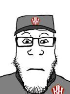 bald closed_mouth clothes glasses hat kolyma kolymanet neutral stubble subvariant:neutralplier variant:markiplier_soyjak // 600x800 // 27.6KB