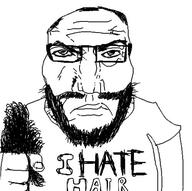 angry bald balding glasses hair hair_loss i_hate subvariant:science_lover variant:markiplier_soyjak // 500x498 // 78.4KB