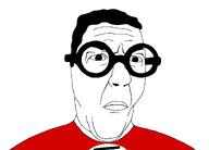 angry big_glasses big_lips chud closed_mouth clothes dann_florek double_chin eyebrows flintstones glasses hair lips mr_slate nazi_germany nazism pol_(4chan) politics red_shirt round_glasses series:chuddified_soyjaks soyjak stubble swastika the_flintstones the_flintstones_(1994) thick_eyebrows variant:slatejak // 1250x900 // 30.5KB